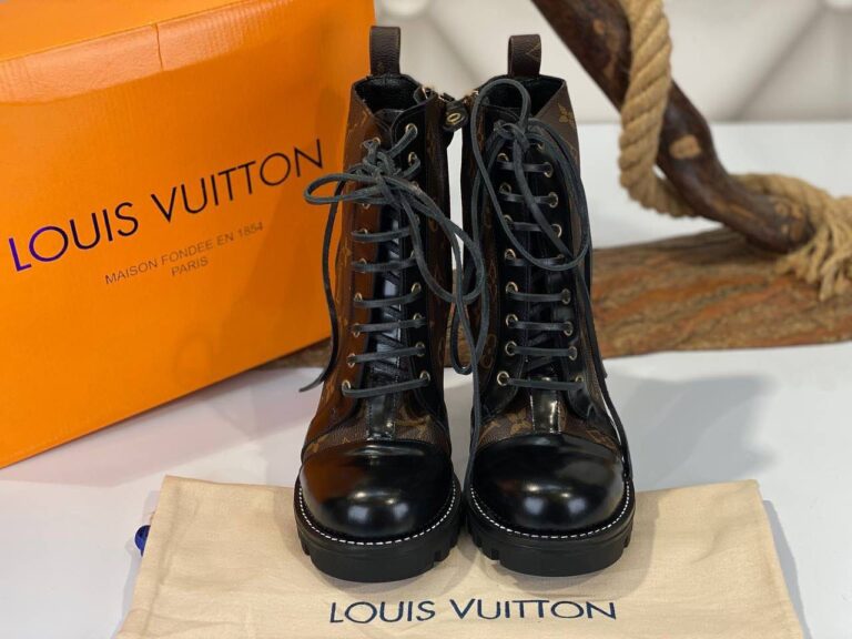 louis vuitton bot star trail ankle topuk 11 cm ithal deri