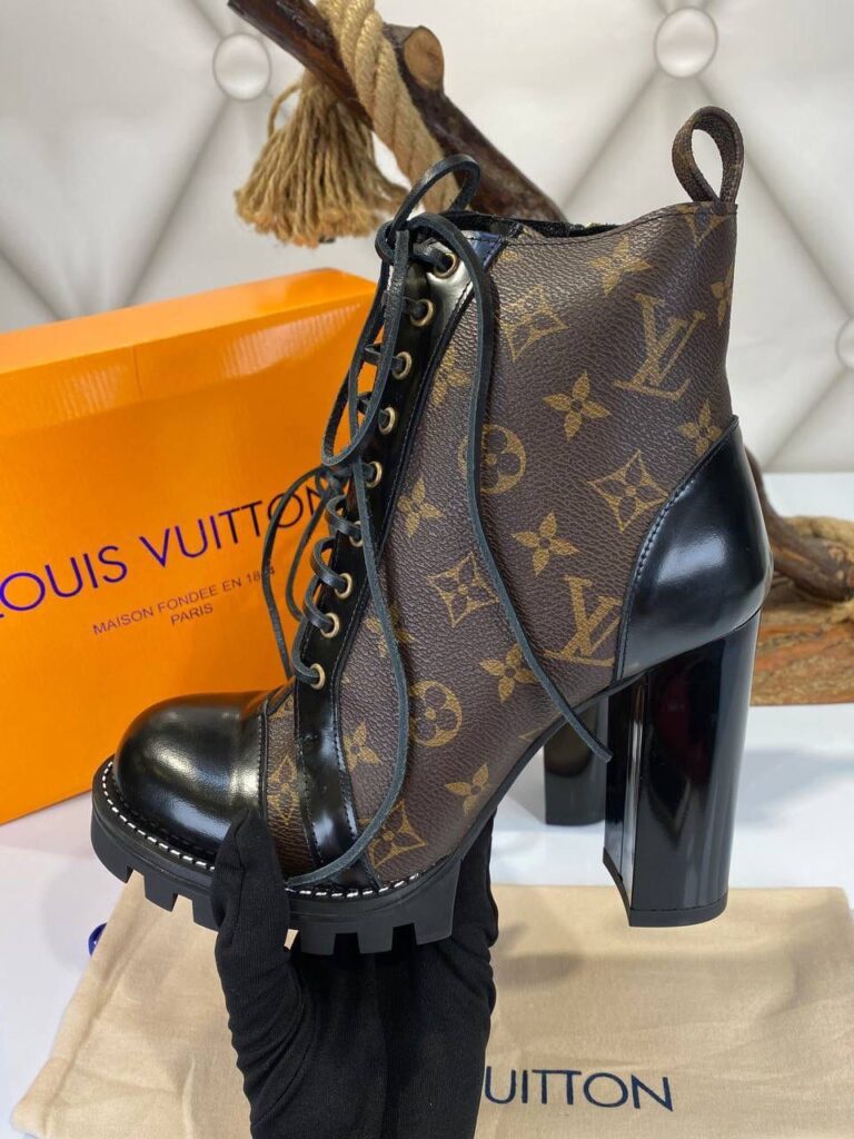 louis vuitton bot star trail ankle topuk 11 cm ithal deri