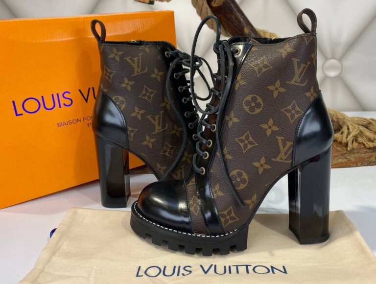 louis vuitton bot star trail ankle topuk 11 cm ithal deri