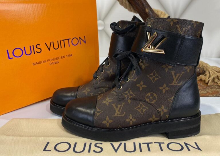louis vuitton bot yeni sezon kahve monogram siyah