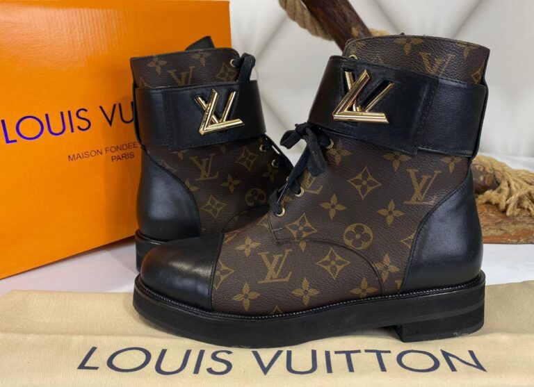 louis vuitton bot yeni sezon kahve monogram siyah