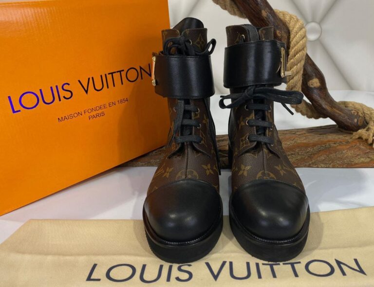 louis vuitton bot yeni sezon kahve monogram siyah