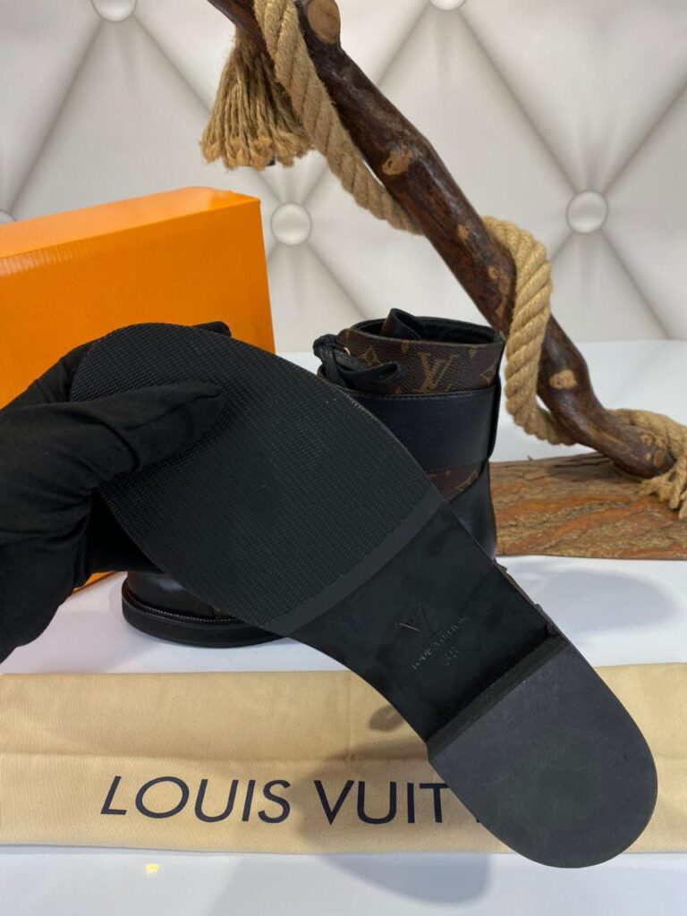 louis vuitton bot yeni sezon kahve monogram siyah