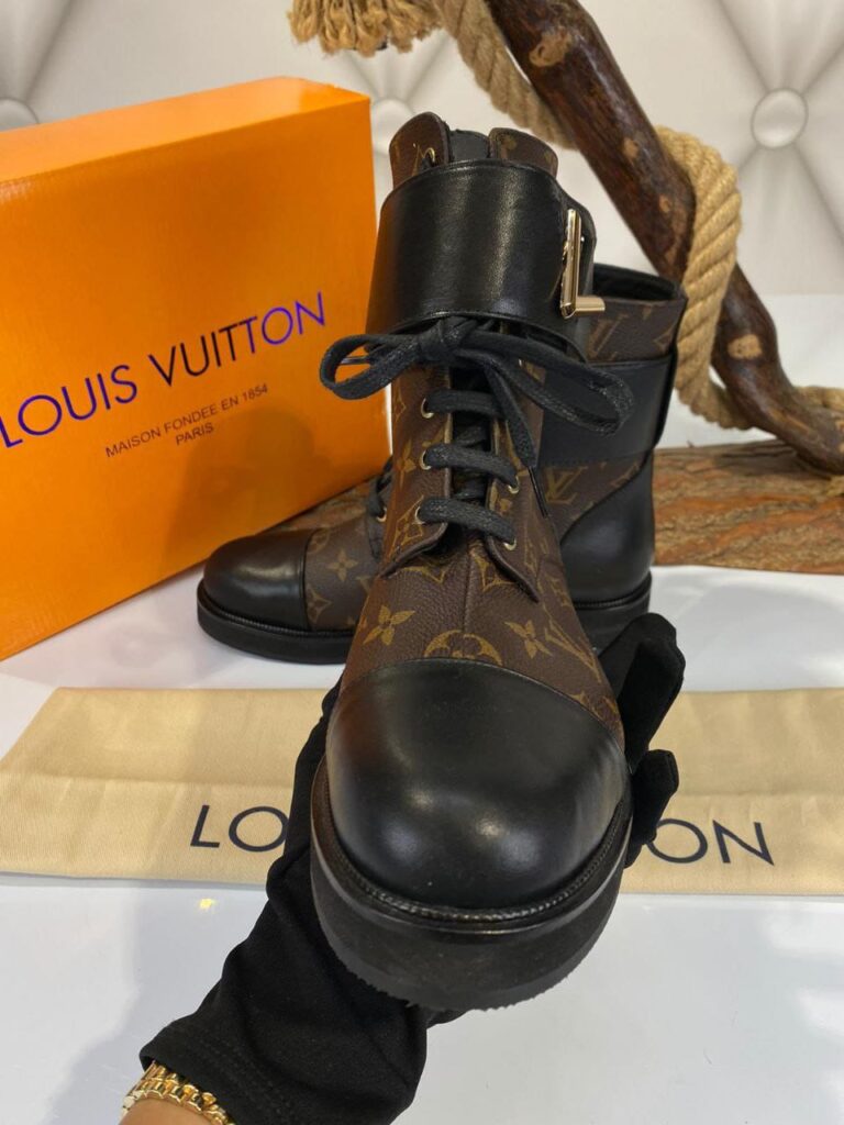 louis vuitton bot yeni sezon kahve monogram siyah