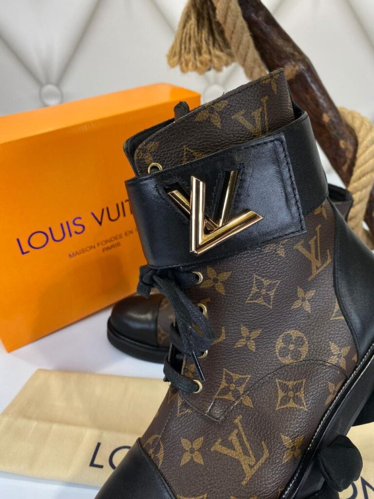 louis vuitton bot yeni sezon kahve monogram siyah