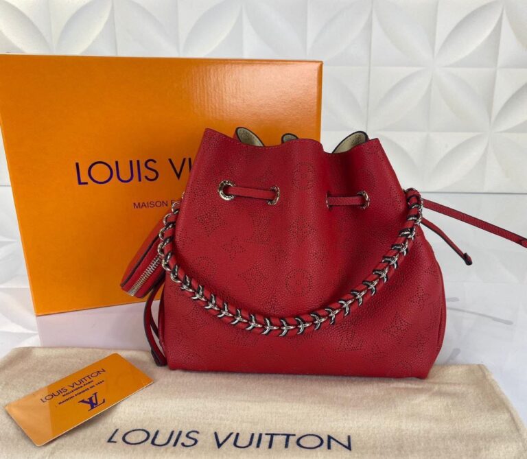 louis vuitton canta bella mahina kirmizi 19x22 cm ithal