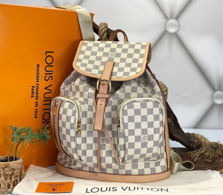 louis vuitton canta bosphore backpack sirt damier beyaz 36x32x13