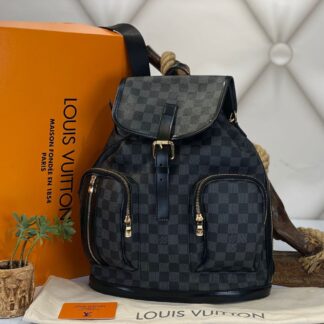 louis vuitton canta bosphore backpack sirt damier siyah gold 36x32x13