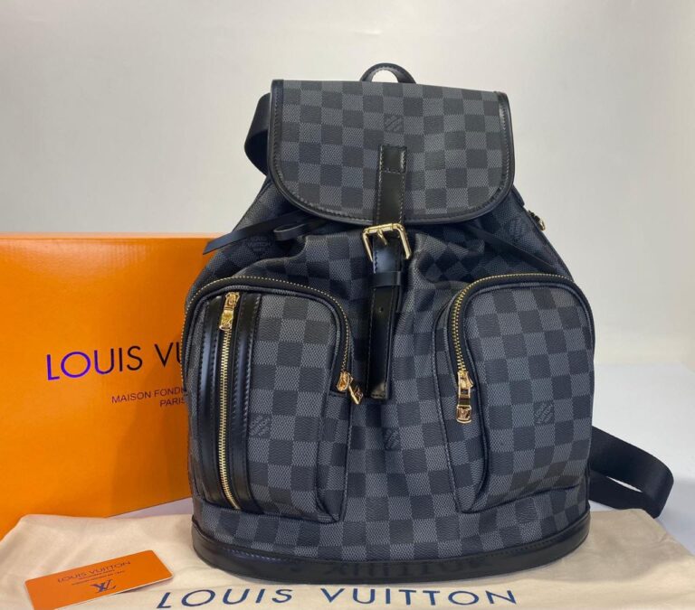 louis vuitton canta bosphore backpack sirt damier siyah gold 36x32x13