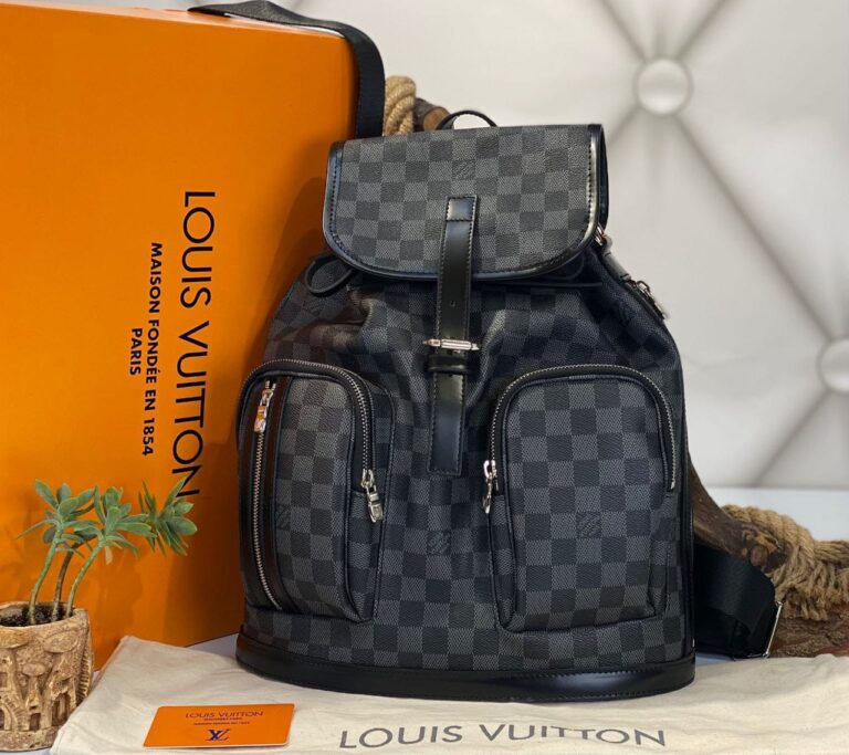 louis vuitton canta bosphore backpack sirt damier siyah silver 36x32x13