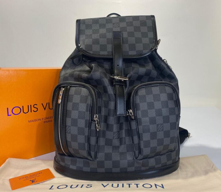 louis vuitton canta bosphore backpack sirt damier siyah silver 36x32x13
