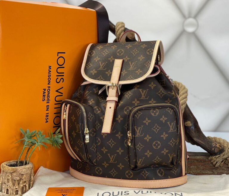 louis vuitton canta bosphore backpack sirt monogram kahve 36x32x13