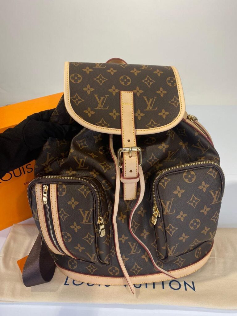 louis vuitton canta bosphore backpack sirt monogram kahve 36x32x13