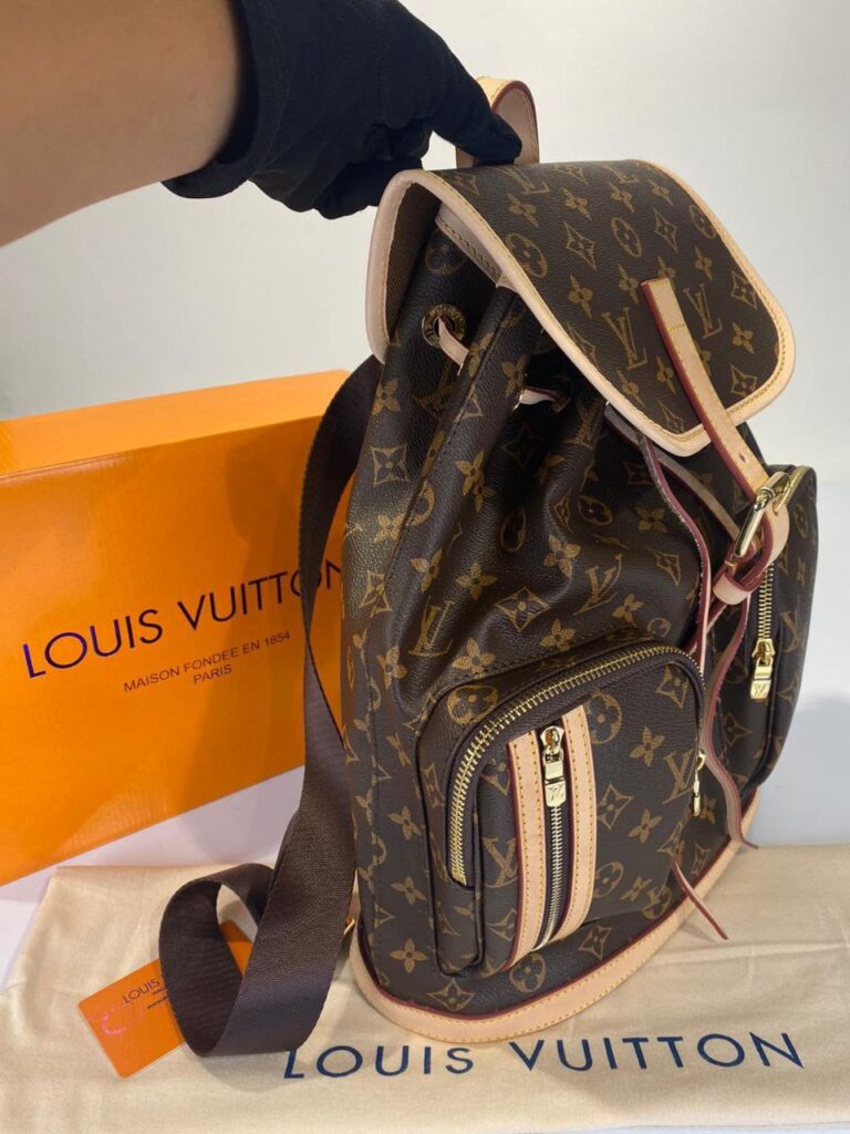 louis vuitton canta bosphore backpack sirt monogram kahve 36x32x13