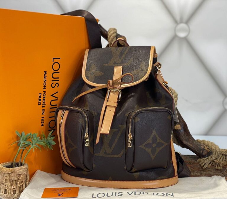 louis vuitton canta bosphore backpack sirt monogram kahve buyuk desen 36x32x13