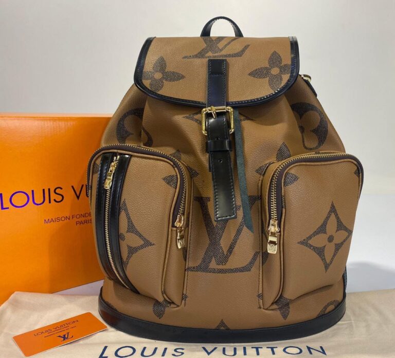 louis vuitton canta bosphore backpack sirt monogram kahve siyah 36x32x13