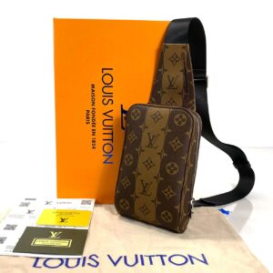 louis vuitton canta geronimos erkek omuz kahve monogram seritli hakiki deri ithal 11x5 cm