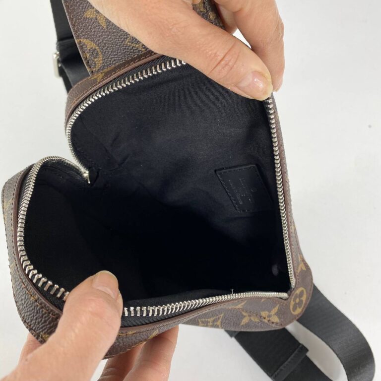louis vuitton canta geronimos erkek omuz kahve monogram seritli hakiki deri ithal 11x5 cm
