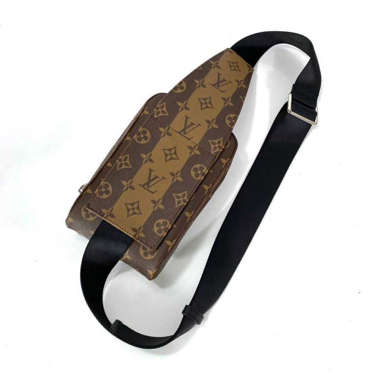 louis vuitton canta geronimos erkek omuz kahve monogram seritli hakiki deri ithal 11x5 cm