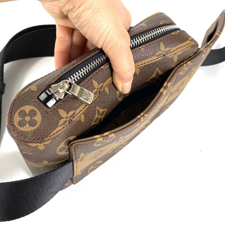 louis vuitton canta geronimos erkek omuz kahve monogram seritli hakiki deri ithal 11x5 cm