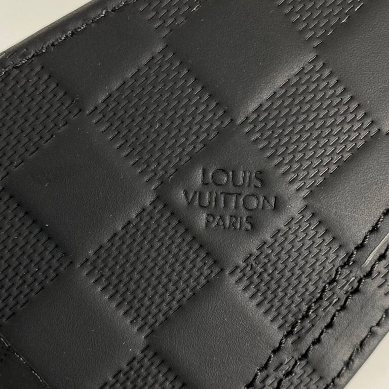 louis vuitton canta geronimos erkek omuz siyah damier infiniti hakiki deri ithal 19x11x5 cm