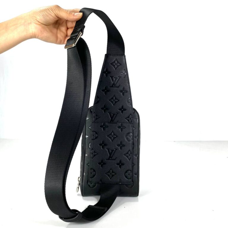 louis vuitton canta geronimos erkek omuz siyah monogram empreinte hakiki deri ithal 19x11x5 cm