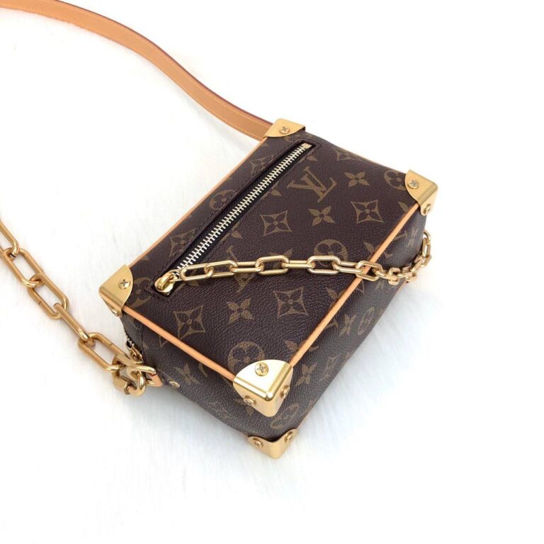 louis vuitton canta ithal mini soft trunk simetrik kesim 18x13x8 cm