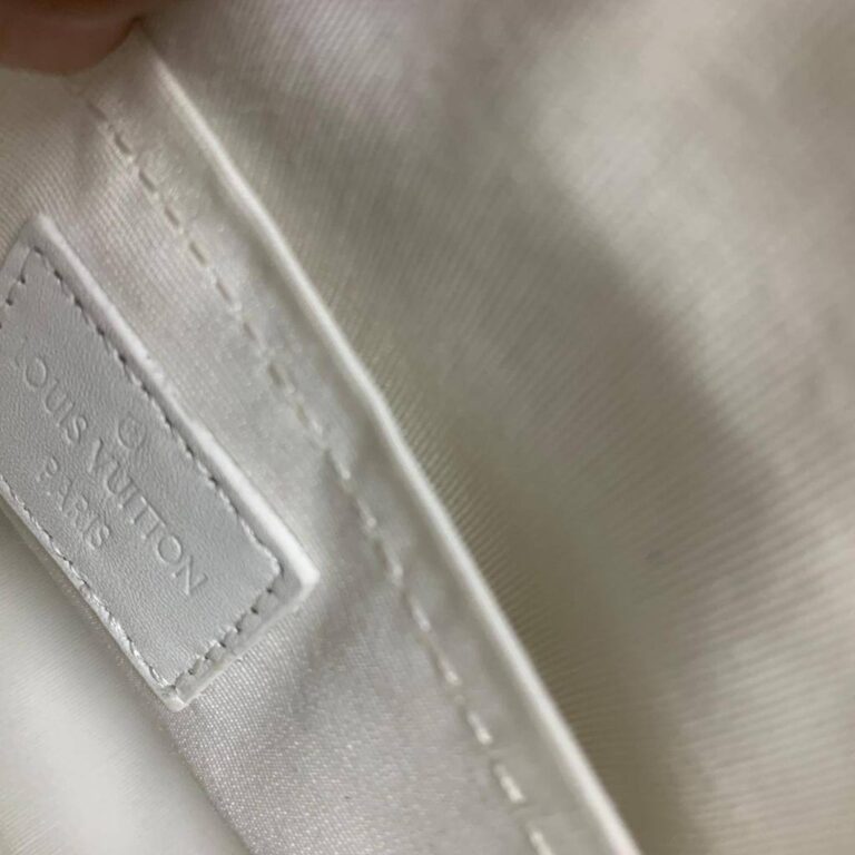 louis vuitton canta multi pochette uclu set beyaz hakiki deri