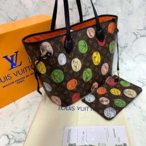 louis vuitton canta neverfull mm yeni baski hakiki deri ithal 32x29 cm