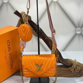 louis vuitton canta new wave multi pochette turuncu ithal