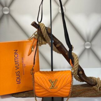 louis vuitton canta new wave multi pochette turuncu siyah askili ithal