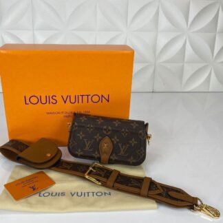 louis vuitton canta officier monogram kahve 18x10 cm hakiki deri ithal
