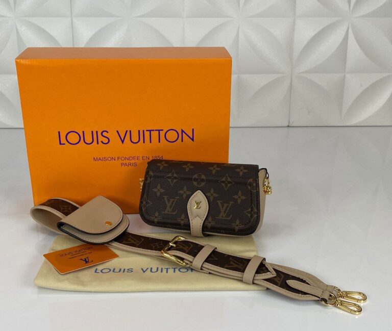louis vuitton canta officier monogram vizon 18x10 cm hakiki deri ithal