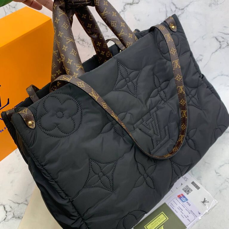 louis vuitton canta on the go gm waterproof yeni siyah 45x30 cm
