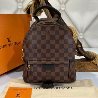 louis vuitton canta palm springs backpack orta boy sirt kahve damier 23x26 cm