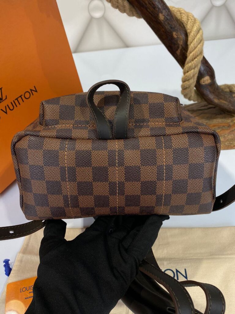louis vuitton canta palm springs backpack orta boy sirt kahve damier 23x26 cm