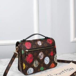 louis vuitton canta pochette metis multi color hakiki deri vip model 25x19x7 cm