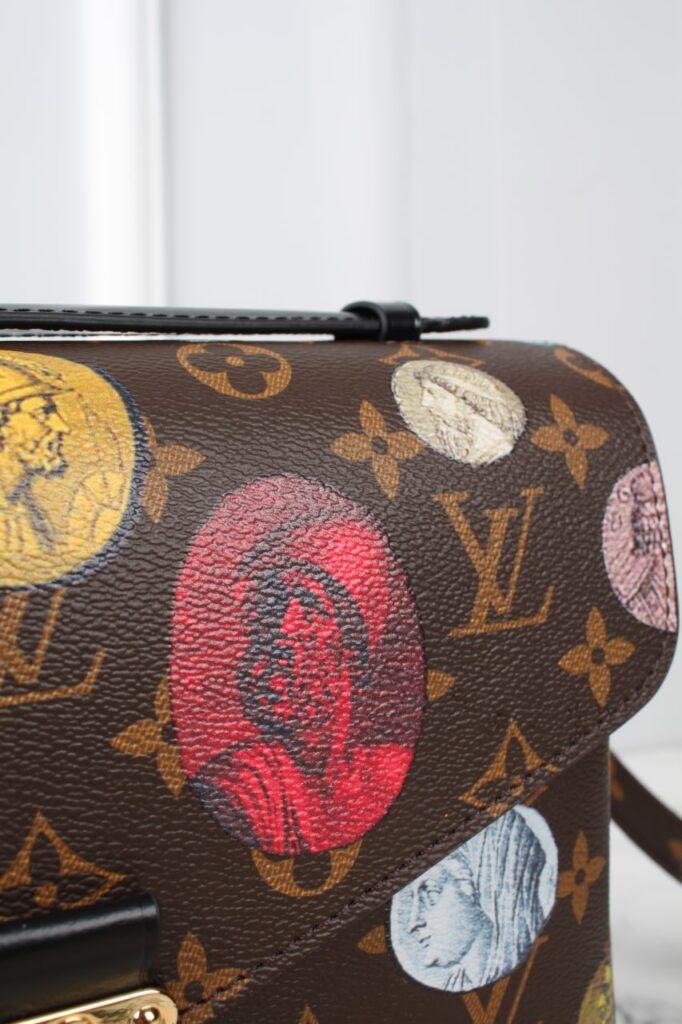 louis vuitton canta pochette metis multi color hakiki deri vip model 25x19x7 cm