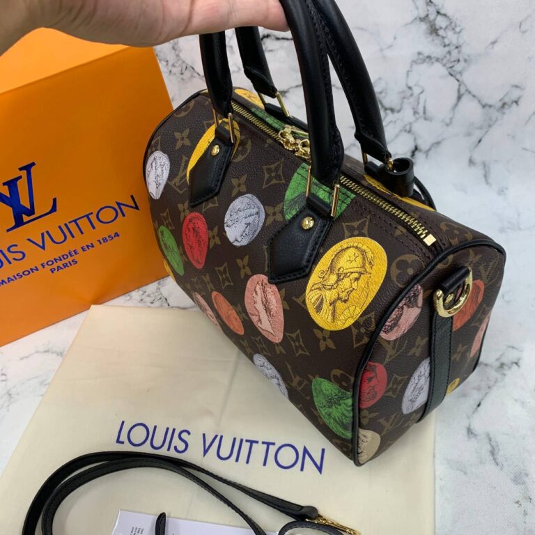 louis vuitton canta speedy bandouliere 25x19 cm monogram simetrik
