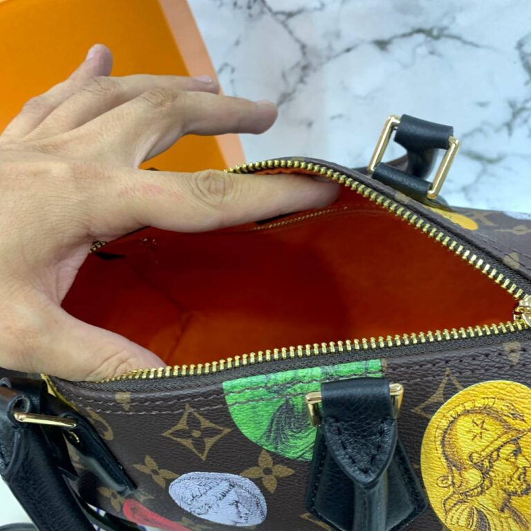louis vuitton canta speedy bandouliere 25x19 cm monogram simetrik