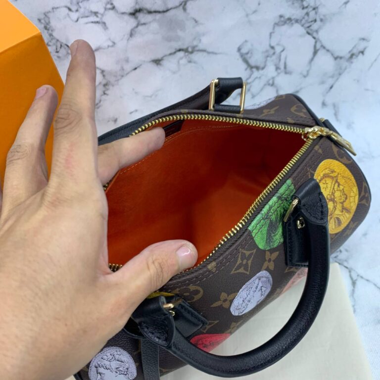 louis vuitton canta speedy bandouliere 25x19 cm monogram simetrik