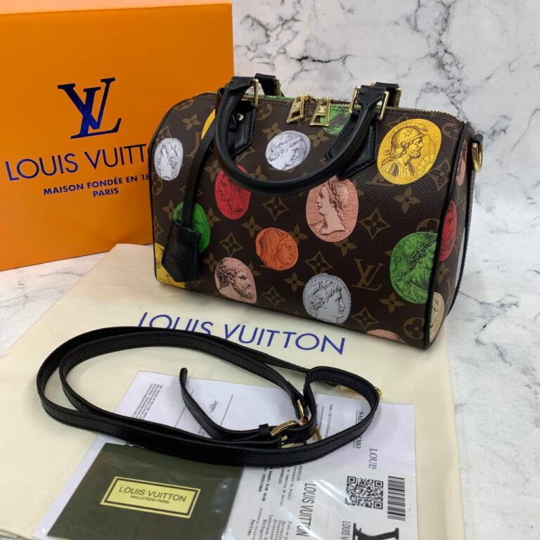 louis vuitton canta speedy bandouliere 25x19 cm monogram simetrik