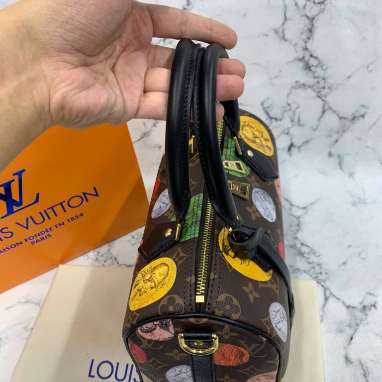 louis vuitton canta speedy bandouliere 25x19 cm monogram simetrik
