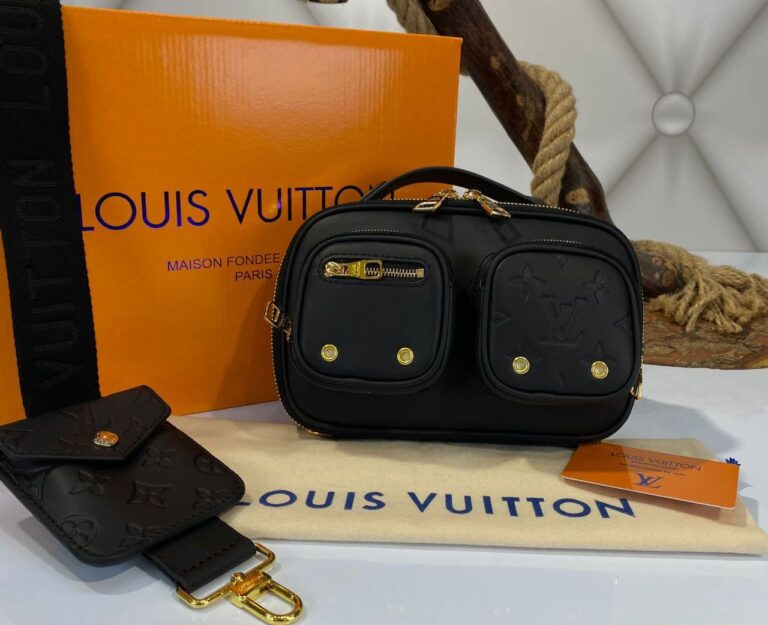louis vuitton canta utility crossbody 2021 manhattan siyah 21x15
