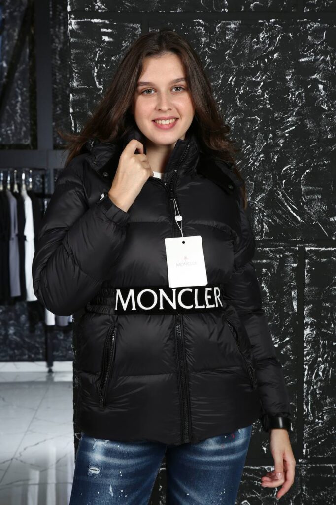 moncler mont kemerli mat siyah