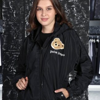 palm angels mont yagmurluk baharlik ince siyah