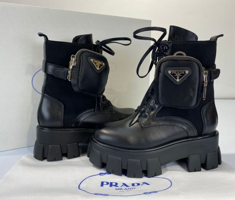 prada bot cantali siyah ic dis deri