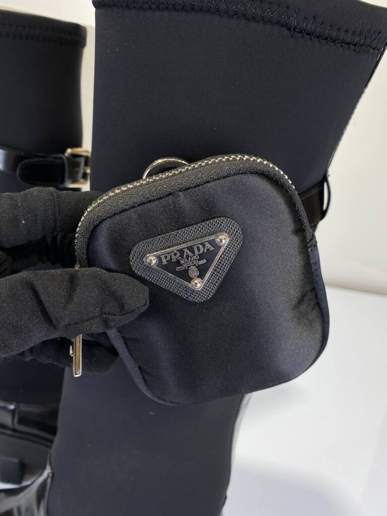 prada bot cizme siyah hakiki deri