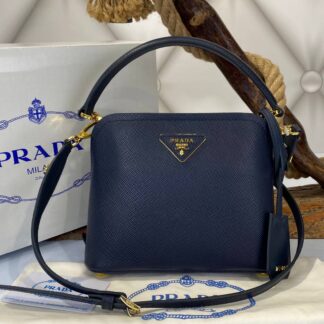 prada canta medium saffiano lacivert 21x17 cm ithal