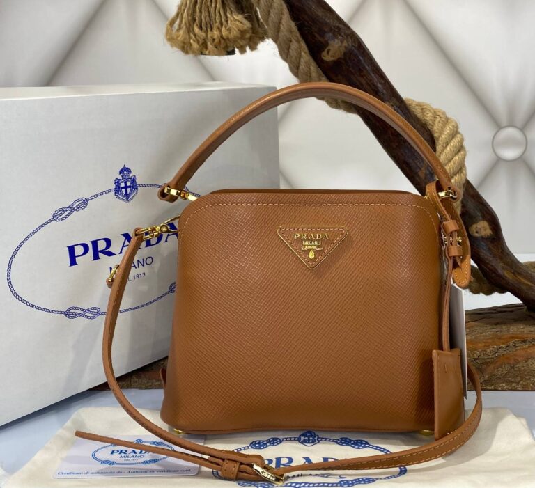 prada canta medium saffiano taba 21x17 cm ithal
